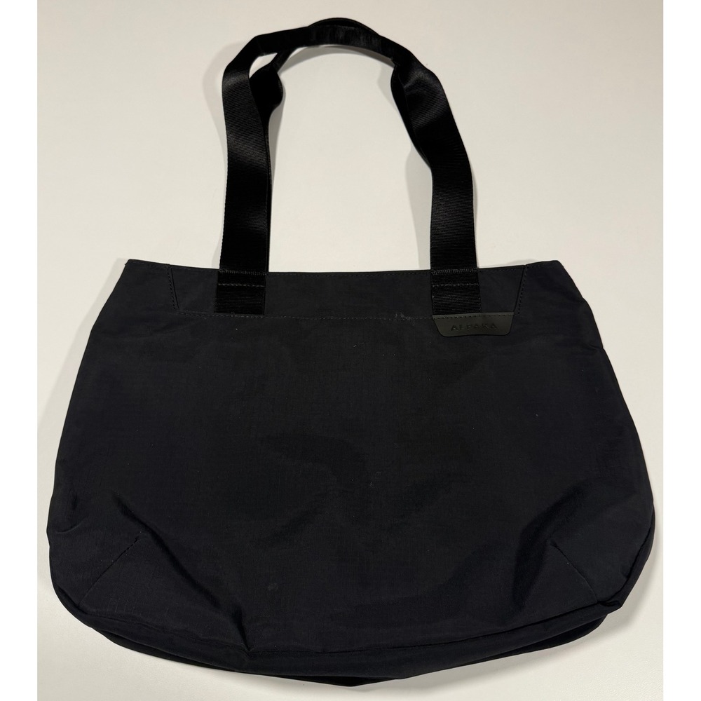 ALPAKA Elements Tote Black Ripstop Nylon Shoulder Bag Everyday Carry EDC